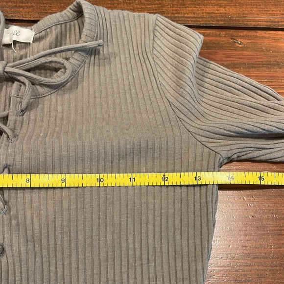 MADEWELL OLIVE GREEN BODYSUIT XS - Picture 10 of 11